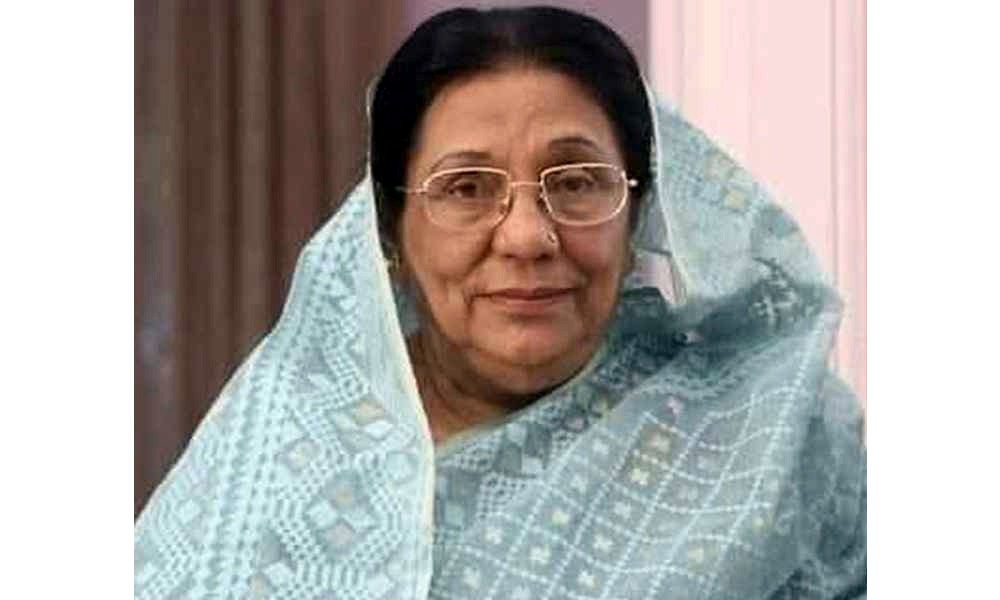 বিমানমন্ত্রী আফরোজা খানম রিতার মায়ের ইন্তেকাল