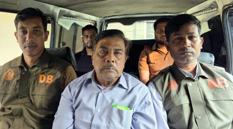 রাজধানীতে বগুড়ার সাবেক এমপি জিন্নাহ গ্রেপ্তার