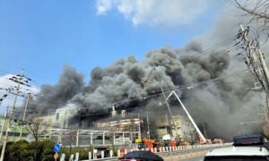 দ. কোরিয়ার কারখানার আগুন, নিহত ১১