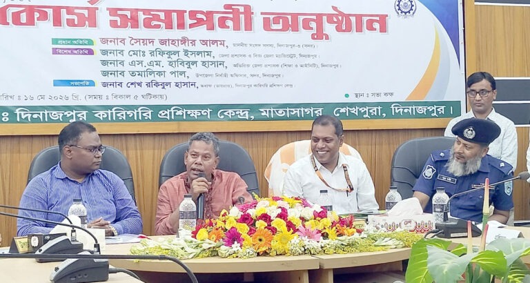 “কারিগরির মাধ্যমে প্রশিক্ষণ নিয়ে দক্ষ হয়ে উঠতে হবে”