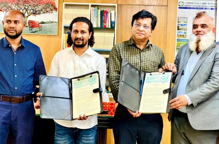 গোবিপ্রবি’র একাউন্টিং বিভাগ ও আইসিএমএবি’র মধ্যে সমঝোতা স্মারক স্বাক্ষর