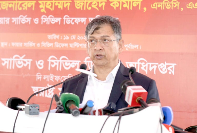 “ফায়ার সার্ভিস সদস্যদের সুযোগ-সুবিধা বাড়াতে কাজ করছে সরকার”