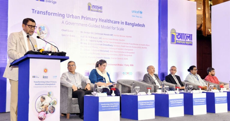 প্রাথমিক স্বাস্থ্যসেবা নিশ্চিত করাই সরকারের প্রধান লক্ষ্য : স্বাস্থ্যমন্ত্রী