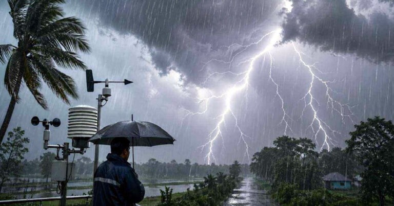 সন্ধ্যার মধ্যে ঢাকাসহ ১৩ জেলায় ঝড়বৃষ্টির সতর্কতা