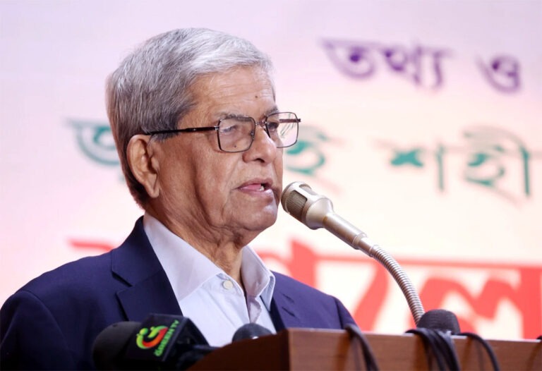 প্রধানমন্ত্রী তারেক রহমান সমাজ পরিবর্তনের আশা জাগাচ্ছেন : মির্জা ফখরুল