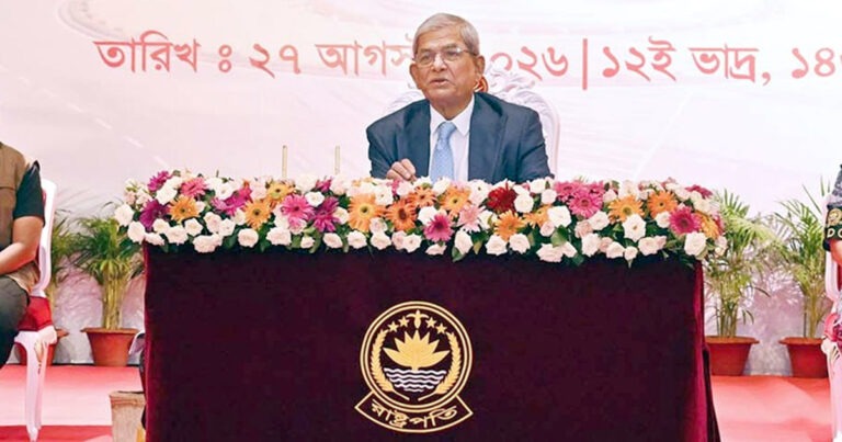 রাষ্ট্রীয় দায়িত্বপালনে দলনিরপেক্ষভাবে কাজ করব : রাষ্ট্রপতি