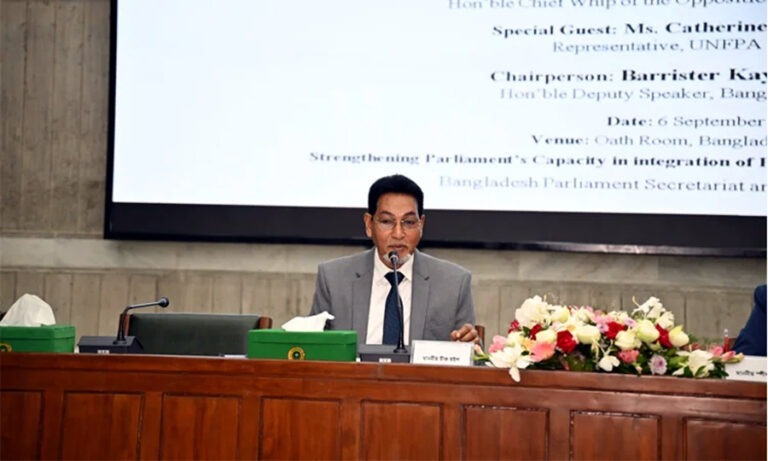 দক্ষ মানবসম্পদ গড়ে জনমিতিক লভ্যাংশ কাজে লাগাতে হবে: চিফ হুইপ