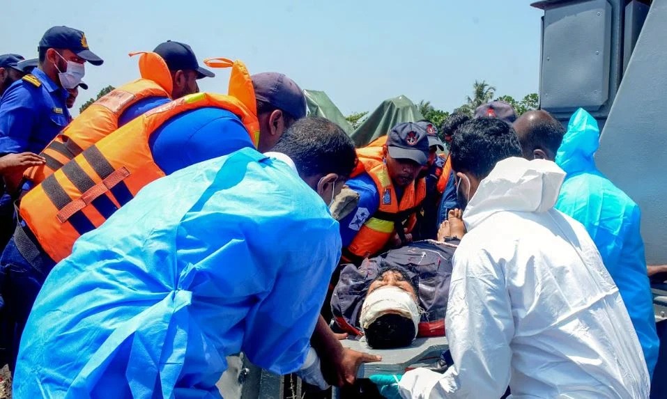শ্রীলঙ্কায় চিকিৎসা চেয়েছেন আটকে পড়া ইরানি নাবিকেরা