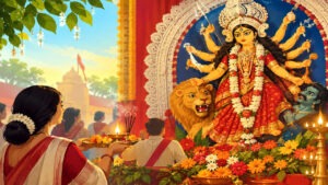 আজ শারদীয় দুর্গাপূজার ষষ্ঠী